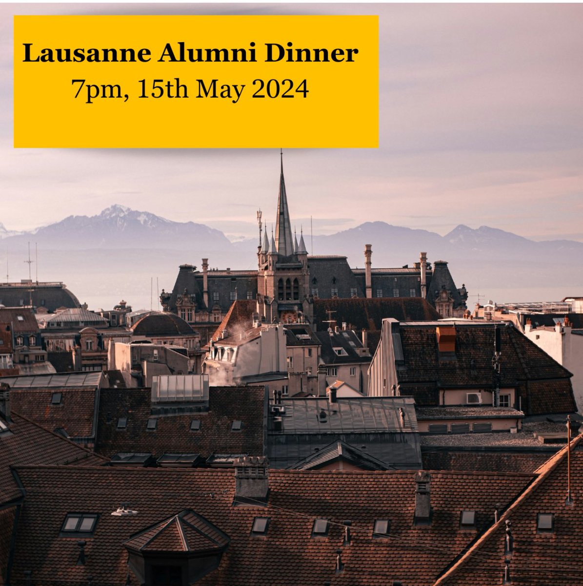 We are thrilled to invite alumni in Switzerland to join our Head of Alumni Relations and Development Lisa Smårs and our Bursar David Seale for dinner on Wednesday 15th May in Lausanne: linacre.ox.ac.uk/event/lausanne…