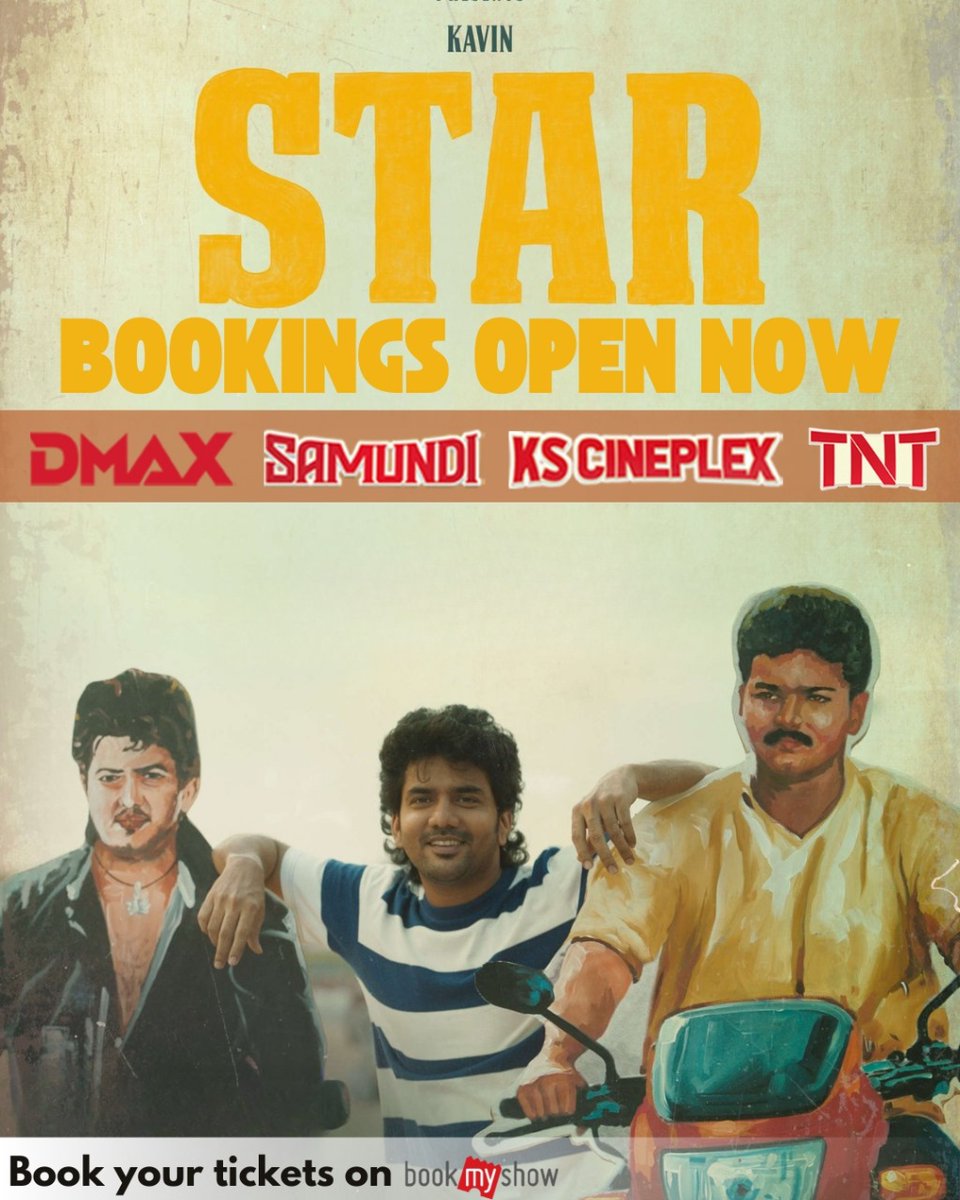 Dream Wait Achieve!!! #STAR movie bookings open now at your @dnctheatresoffl Book your tickets on #Bookmyshow