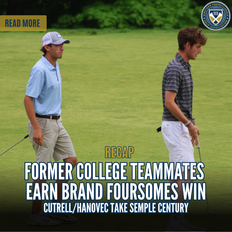 thewpga's tweet photo. Once college teammates and roommates, Zander Gibson and Jack Urban fended off one of the nation's top amateur players Monday to claim the Brand Foursomes Championship. 🏆

✍️ READ MORE: https://t.co/zFt0vcf4Ei 

#theWPGA #WestPennGolf
