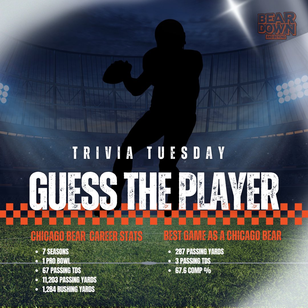 Trivia Tuesday‼️🧐🏈

Put your guess in the comments 👇

🐻⬇️
.
.
.
#nfl #chicagobears #sportstrivia