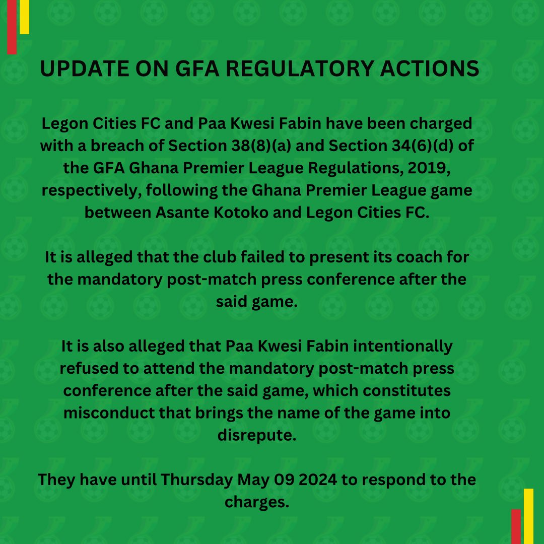 GFA REGULATORY ACTIONS (@GFA_prosecutor) on Twitter photo 2024-05-07 13:09:59