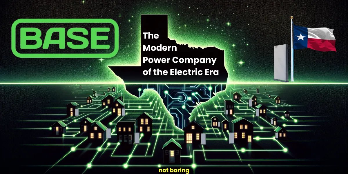 Base Power Company is coming out of stealth today. The plan: put batteries on Texans' homes. Make money trading power in the country's most volatile power market. Fix the grid. Unlock the clean energy future. That's as hard as it sounds, but Base pulled together a team from…