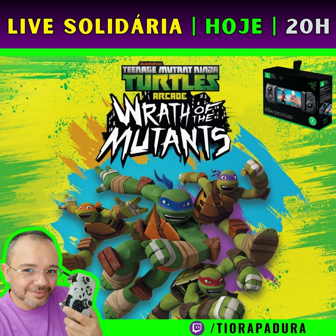TioRapadura's tweet photo. Live solidária (tio e tia Rapa)

Hoje na live beneficente estarei jogando com minha esposa o novo game das tartarugas ninjas e espero contar com vcs novamente para arrecadarmos valores e enviar para o combate das enchentes do Rio Grande do Sul.

Os doadores concorrerão a um sorteio de um controle seminovo da marca/modelo Razer kishi doado pelo @MoisesFeelGames, frete por conta do ganhador e será enviado após estabelecimento dos correios no RS.