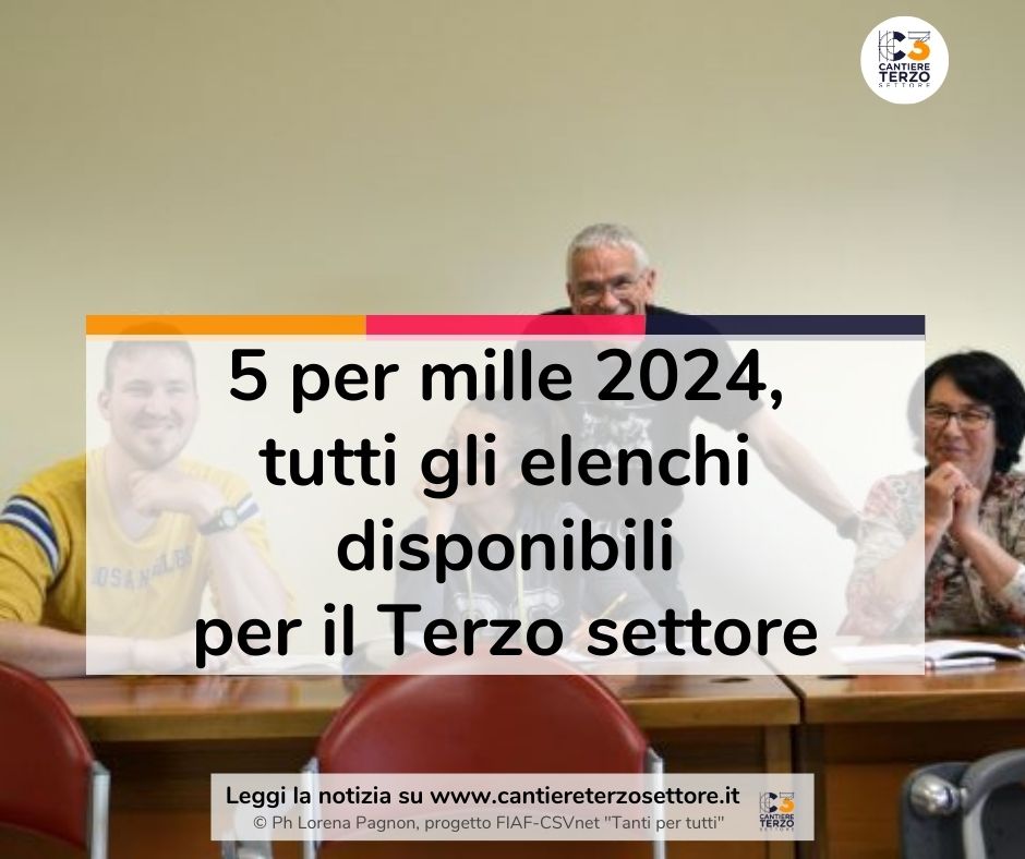 Dopo la pubblicazione di quello contenente i nuovi iscritti per l’edizione 2024, il @MinLavoro 𝐡𝐚 𝐦𝐞𝐬𝐬𝐨 𝐚 𝐝𝐢𝐬𝐩𝐨𝐬𝐢𝐳𝐢𝐨𝐧𝐞 𝐚𝐧𝐜𝐡𝐞 𝐪𝐮𝐞𝐥𝐥𝐨 𝐩𝐞𝐫𝐦𝐚𝐧𝐞𝐧𝐭𝐞. Ecco come leggerli e dove trovarli bit.ly/4a8JMvs #terzosettore #5permille