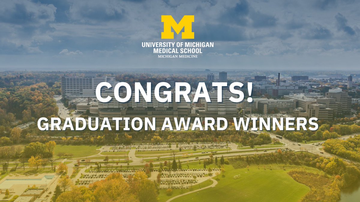 Congrats to our faculty, residents and learners who earned a 2024 Graduation Award for their commitments to education, science, mentorship and service. michmed.org/jWy8d #GoBlueMed #MGoGrad #ForeverGoBlue #Michigan