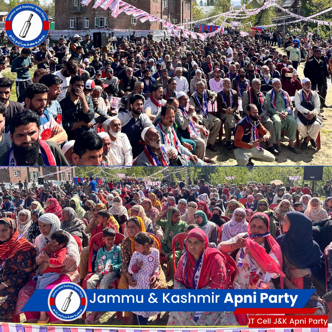Apnipartyonline's tweet image. A Large Gathering Assembled At Keitch Razger in Khansahib Budgam For J&K Apni Party's Public Convention To Make Their Presence Felt At The Venue
#apniparty #sachkisiyasat #apnipartyapnabharosa
