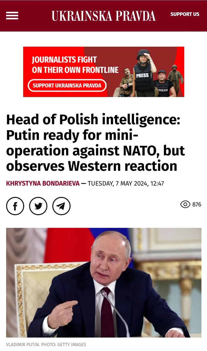 And again, Eastern Europeans (that understand russians) will be ignored. Russian already prepared for military operation against the Baltic states.