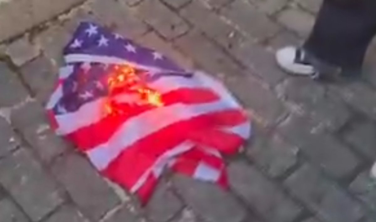 Burn a Pride flag, and it's hate speech. Burn the American flag it's free speech. Bullshit to both!