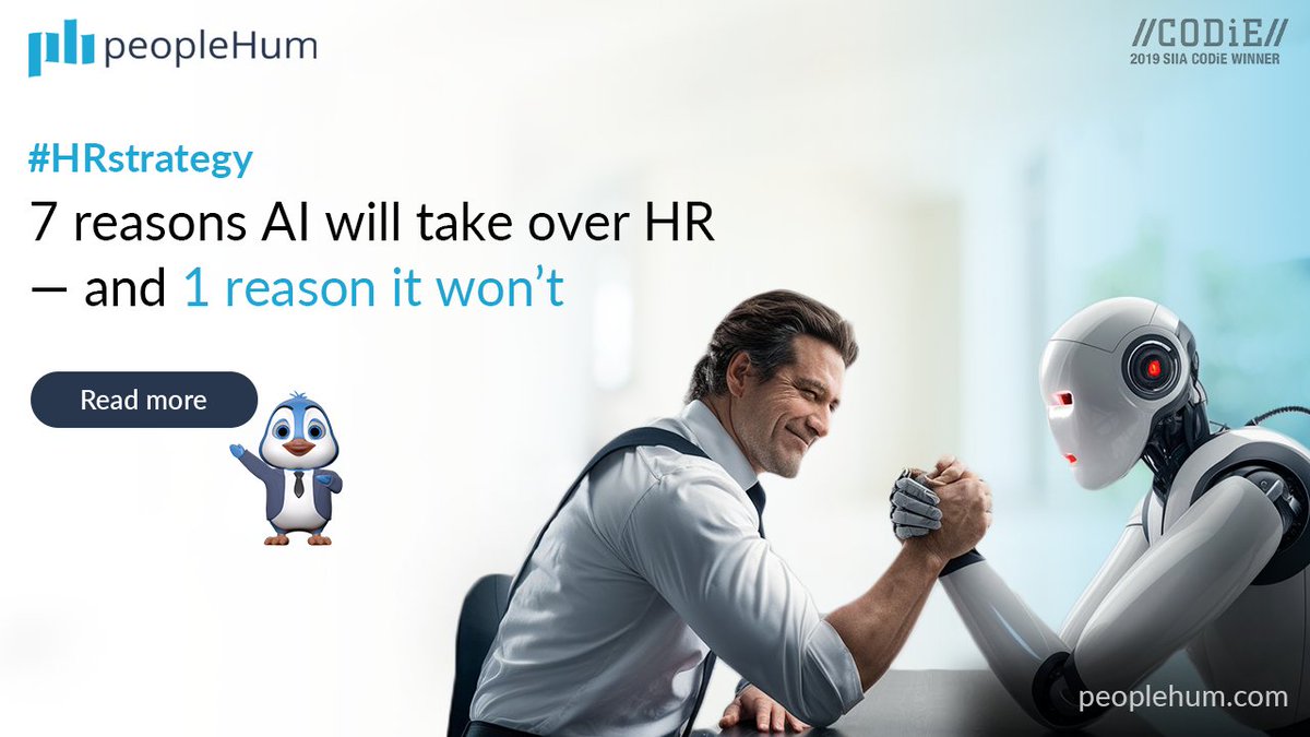 From efficiency to personalization, AI is reshaping HR. Here's why – and one thing to consider. Know more: s.peoplehum.com/g4erk #hr #hrtech #humanresources #hiring #hrcommunity #business #leadership #technology #management #usa #losangeles #canada #toronto #Montreal