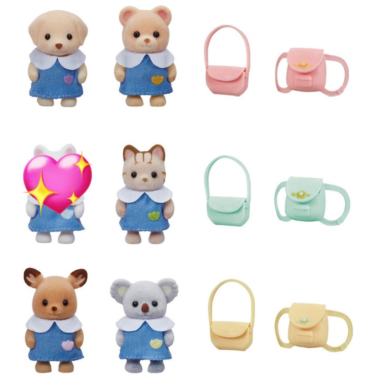 ꒰ Wts/ พร้อมส่ง ꒱ 

Sylvanian families : Nursery Playmates 🚌  

เปิดหารน้องๆคนละ  250.- (free shipped) 
ของใหม่พึ่งแกะกล่อง
เราเก็บน้อง Silk Cat 1 ตัวค่ะ 

สนใจสอบถามเพิ่มเติม dm. 💌

#ตลาดนัดsylvanian #ตลาดนัดsylvanianfamilies