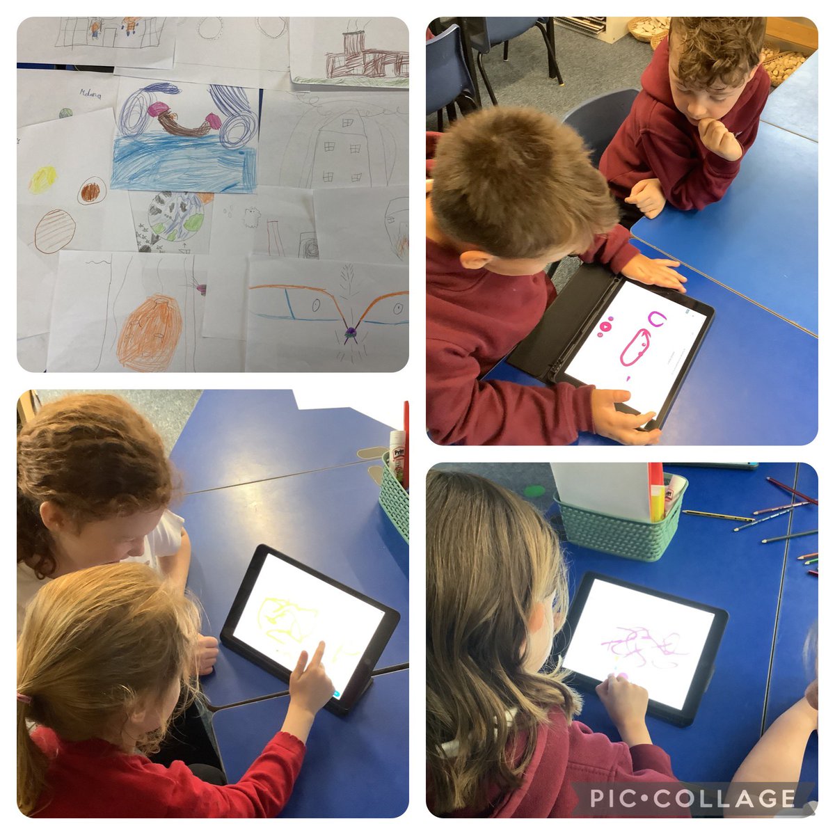 Year 2 listened to The Planets~Neptune by Gustav Holst. They drew patterns, shapes and pictures that they thought represented the music. They then went on to Chrome music lab to experiment with pitch. #llpscomputing