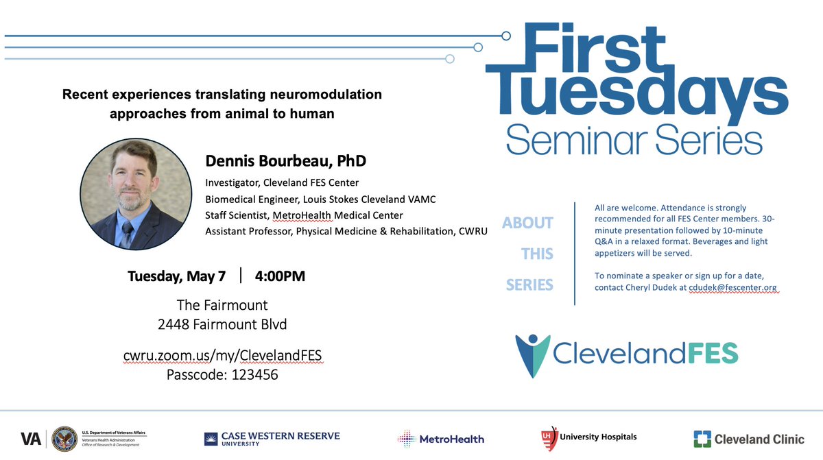 It's the First Tuesday in May and we're looking forward to getting together this afternoon with Center members, staff & students for the First Tuesday Seminar! It will be our last gathering until this fall, so friends & members, please join us! evt.to/assdseiew