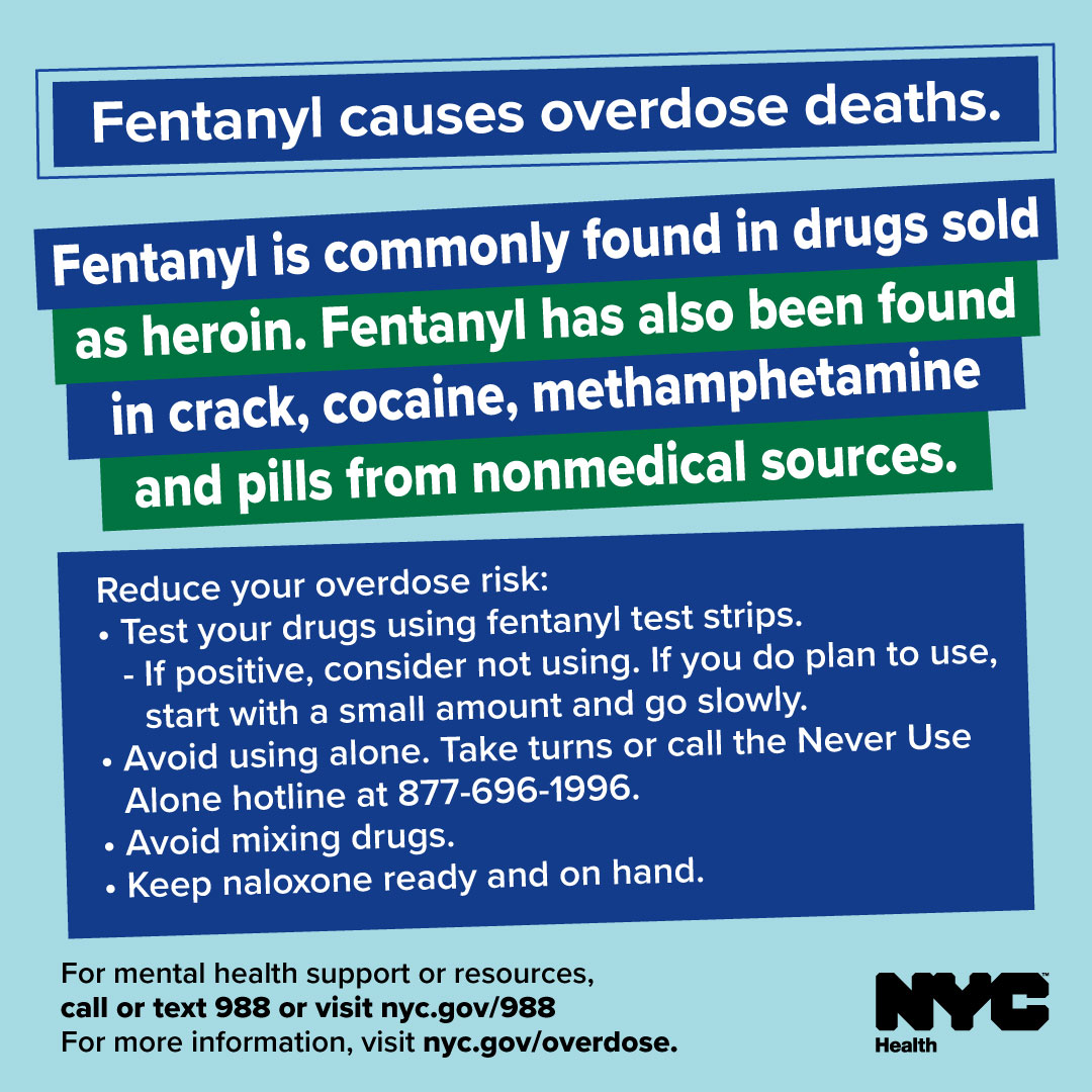 Today is #NationalFentanylAwarenessDay. In 2022, there were 3,026 overdose deaths in NYC and 81% involved fentanyl. Join us in raising awareness about fentanyl and how to protect yourself or your loved ones from overdose: nyc.gov/overdose