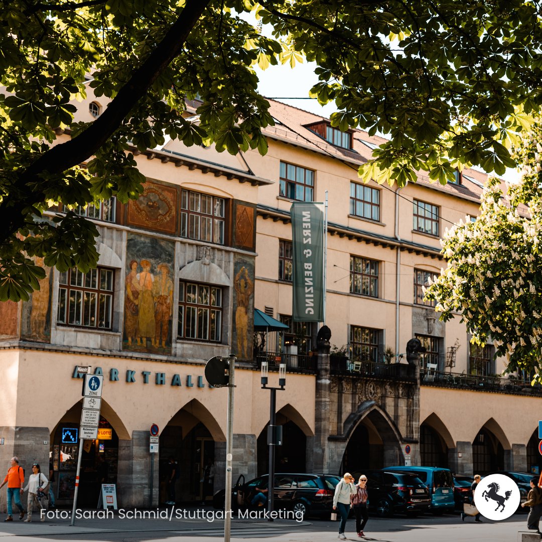 #Lieblingsviertel: So schön ist die #Markthalle in #Stuttgart 😍Sowohl von außen als auch von innen ist das Jugendstil-Gebäude ein echter Hingucker. Die Markthalle wurde 1914 eröffnet - zuvor standen dort die Blumen- & Gemüsehalle und der Alte Marstall. lieblingsviertel-stuttgart.de