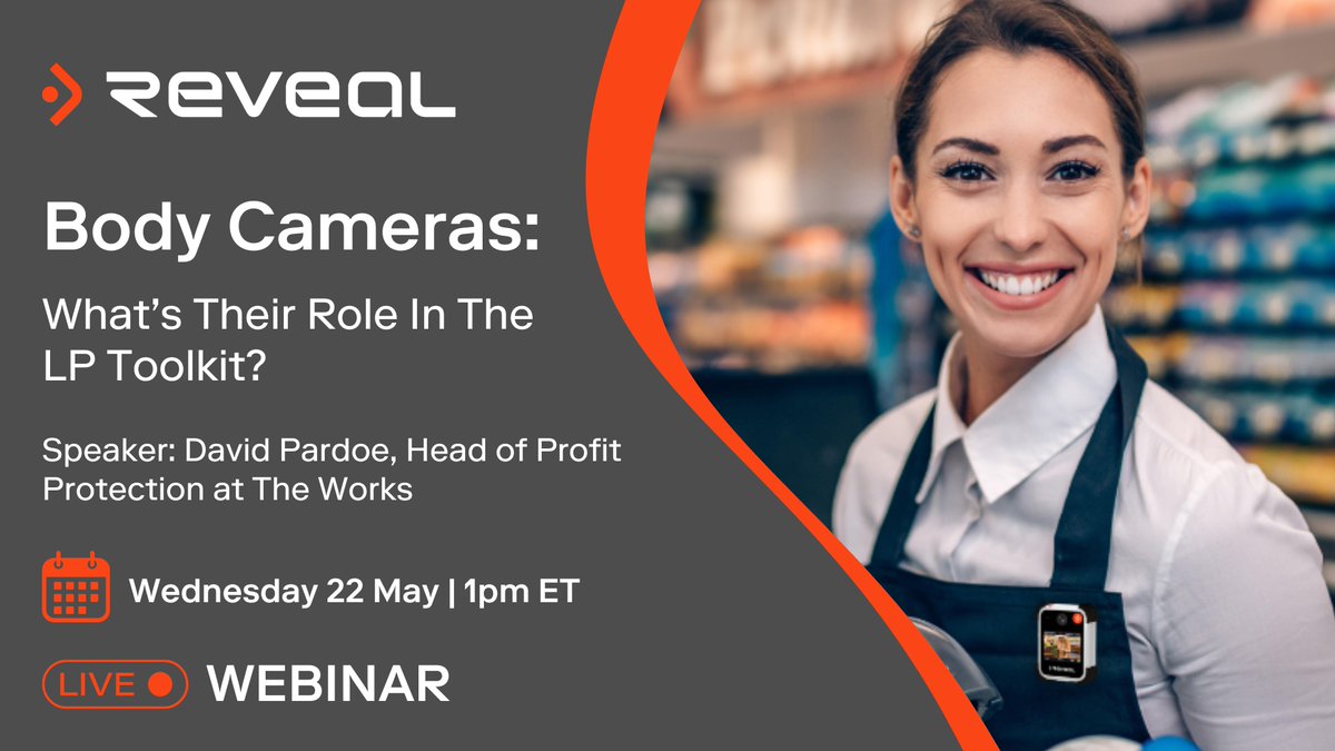💻Join our exclusive webinar to gain insights from loss prevention experts and retail professionals who have implemented body cameras to deter violence and abuse. Learn how to overcome common challenges and implementation barriers.🔗Register: us02web.zoom.us/webinar/regist…