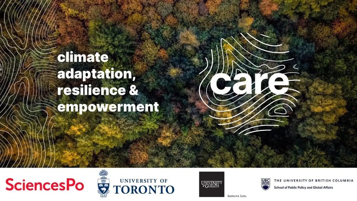 Proud to announce the launch of #CAREProgram a partnership between @PSIASciencesPo @munkschool @ubcSPPGA & @uofgGradStudies The world needs a new generation of #GlobalClimateLeaders As leading universities 🇫🇷 🇨🇦 our role has never been more important 👇 m.youtube.com/watch?v=O0sH5a…