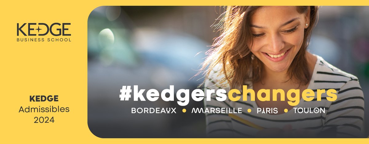 ADMISSIBLES 2024 : KEDGE, grande école pour développer ta start-up 🚀 Si toi aussi, comme 1 français sur 4, tu souhaites entreprendre, ça tombe bien @KedgeBS se distingue comme l'école de référence pour les futurs entrepreneurs 🌟 En savoir plus :➡️entrepreneurship.kedge.edu/actualites/adm…
