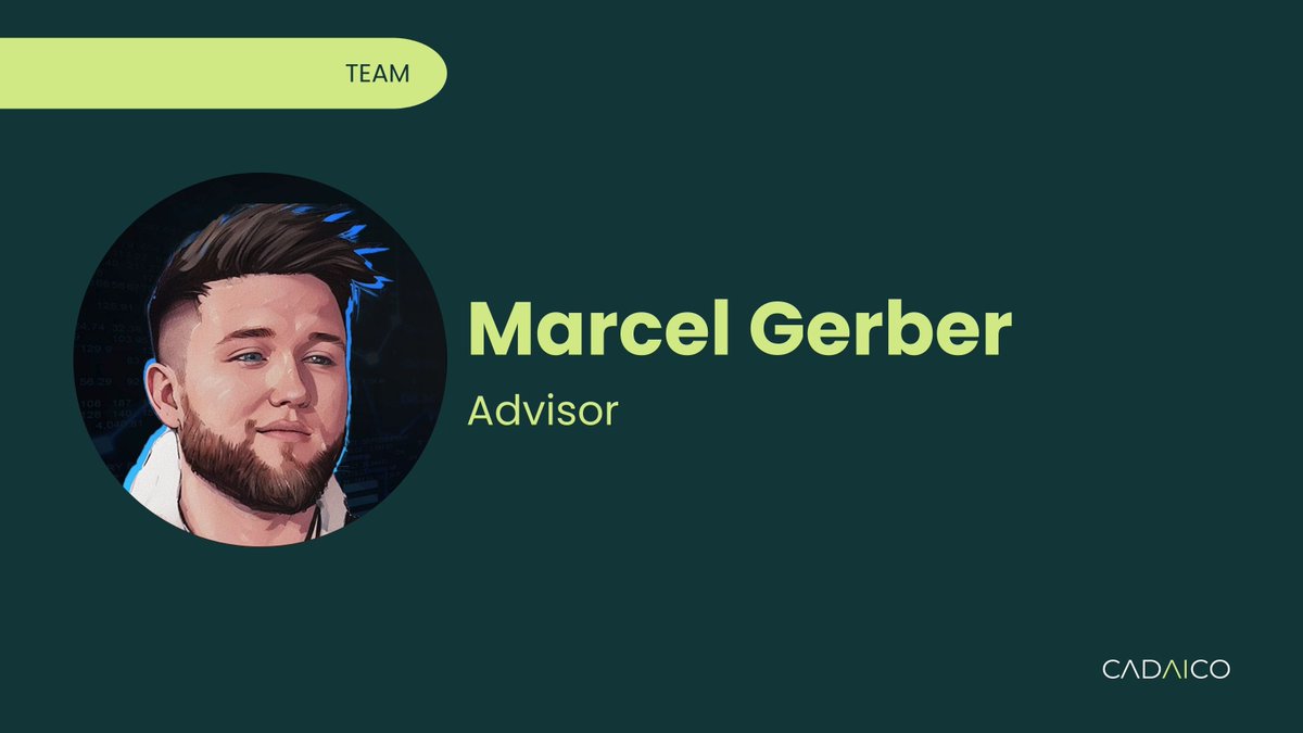 📢📢Announcement: New Advisory Team Member
Marcel Gerber aka <a href="/CFlamezx/">Inflame</a> has joined the CADAICO Advisory Team! 🚀 
His expertise in social media, influencer marketing, and Web3 strategy will supercharge our community engagement efforts. With a proven record of driving impactful