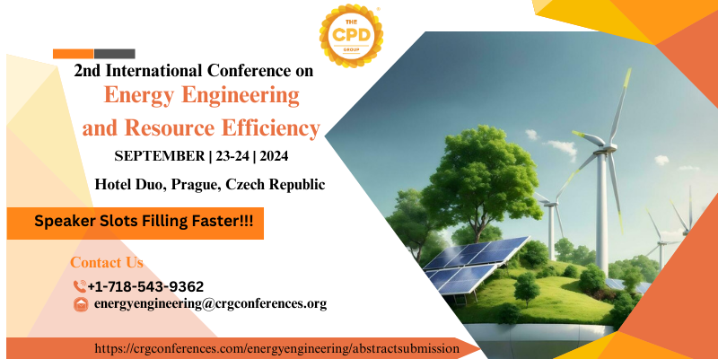 '🔍 Exploring the future! Want to share your expertise on Renewable Energy? Become a speaker at our Energy Engineering 2024 event!'
Submit your abstract now: crgconferences.com/energyengineer…
#RenewableEnergy  #EnergyEfficiency #PowerElectronics #Biofuels #FuelCells #CircularEconomy