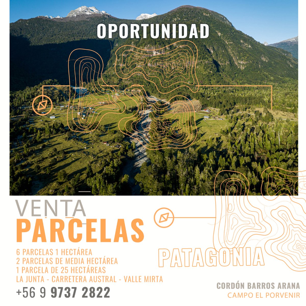 Rutas Patagónicas® 🚐 🏔️🏕️ Optimiza tu Estadía en #Patagonia 📌 Te invita a invertir #Parcelas #ValleMirta🐟 #VentaDirecta aquí i.mtr.cool/wawqswmpfu Info ruta i.mtr.cool/zfuwuxghjj #RutaAustral #Inversion #RegionDeAysen #PatagoniaChilena #Propiedades #RutasPatagonicas👌
