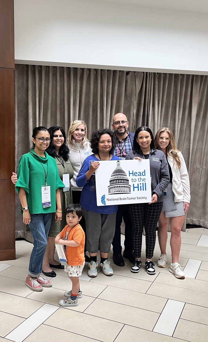 SNO delegates attending #Head2Hill event in Washington, DC! We are proud to join @NBTStweets and fellow brain tumor advocates to urge Congress to support increased funding to address the needs of the brain tumor community.