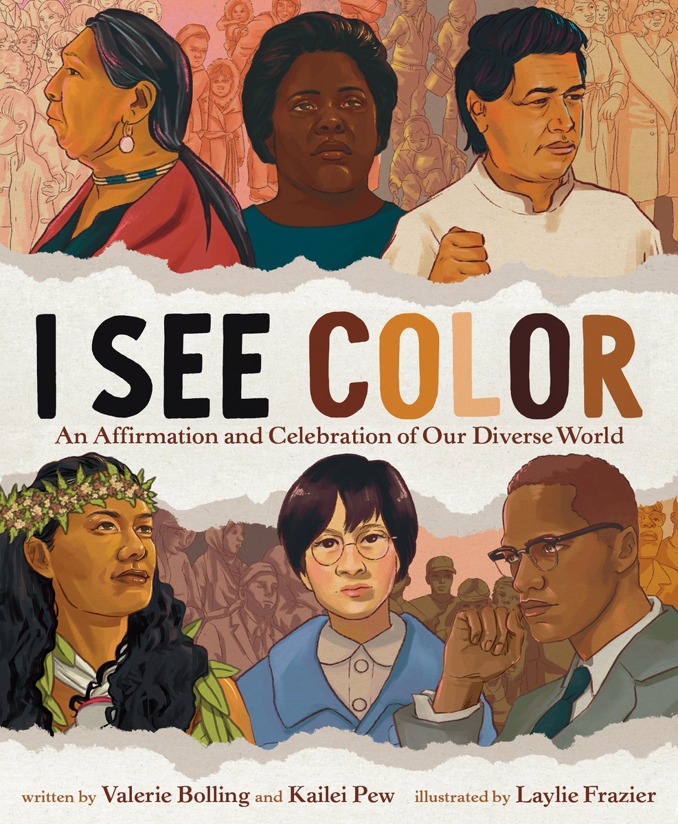 FOUR WEEKS FROM TODAY on June 4, #ISeeColor will be released. Pre-order here: bookshop.org/p/books/i-see-… @KaileiPew @ukelaylie @HarperChildrens @jmcgowanbks @EmilyKaitlinnn @KidlitInColor @Soaring20sPB @12x12Challenge @HighlightsFound @BCHeadQuarters @diversebooks #race #culture