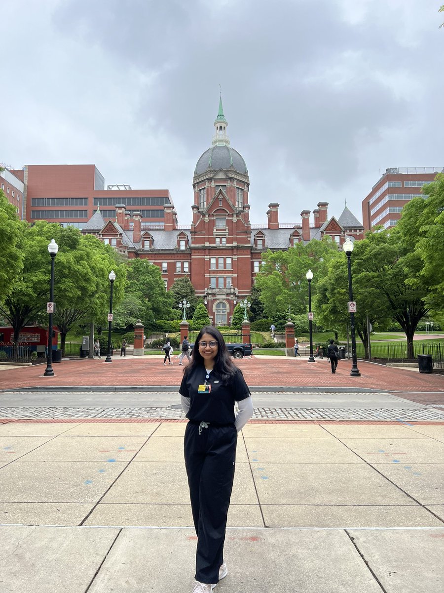 Feeling immense gratitude for the transformative rotation at @HopkinsMedicine. Engaging with cutting-edge medicine and learning from esteemed colleagues at @hopkinsneurons has been an enriching professional journey. 🏥📚 
#JohnsHopkins #Neurology #NeuroTwitter #NeuroX