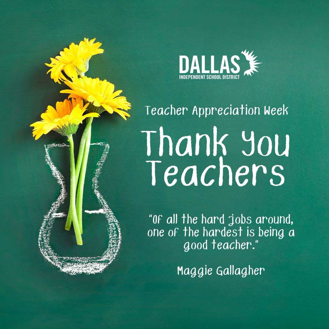 Thanks you teachers for your passion to teach and for making a positive difference in the lives of our students. We appreciate all you do! #Region1Excellence @REHdz79 @PathtoPinkston @AdamsonSchools @SHussainDISD @Beverly_A_Lusk