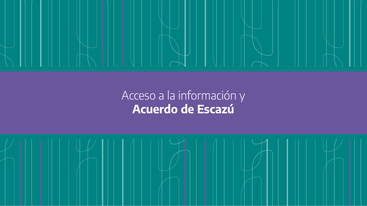 #AcuerdoDeEscazú | Presentamos el trabajo que realizamos a nivel nacional y regional para garantizar el acceso y la participación ciudadana en asuntos ambientales. Participamos virtualmente de un panel en el marco de la #COP3 del Acuerdo Regional realizada en la @cepal_onu.