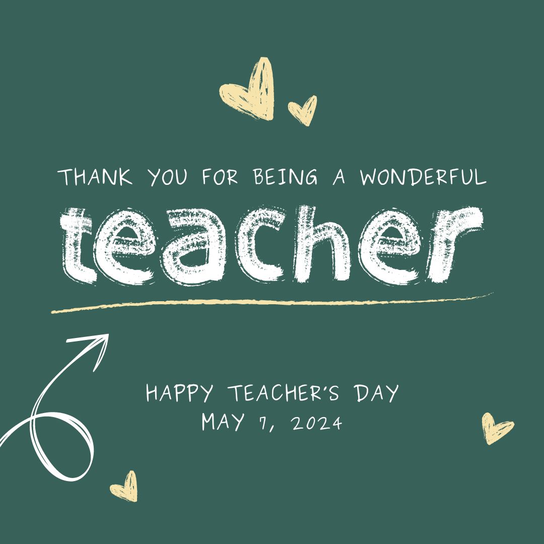 THANK YOU, to our teachers for all that YOU do!❤️