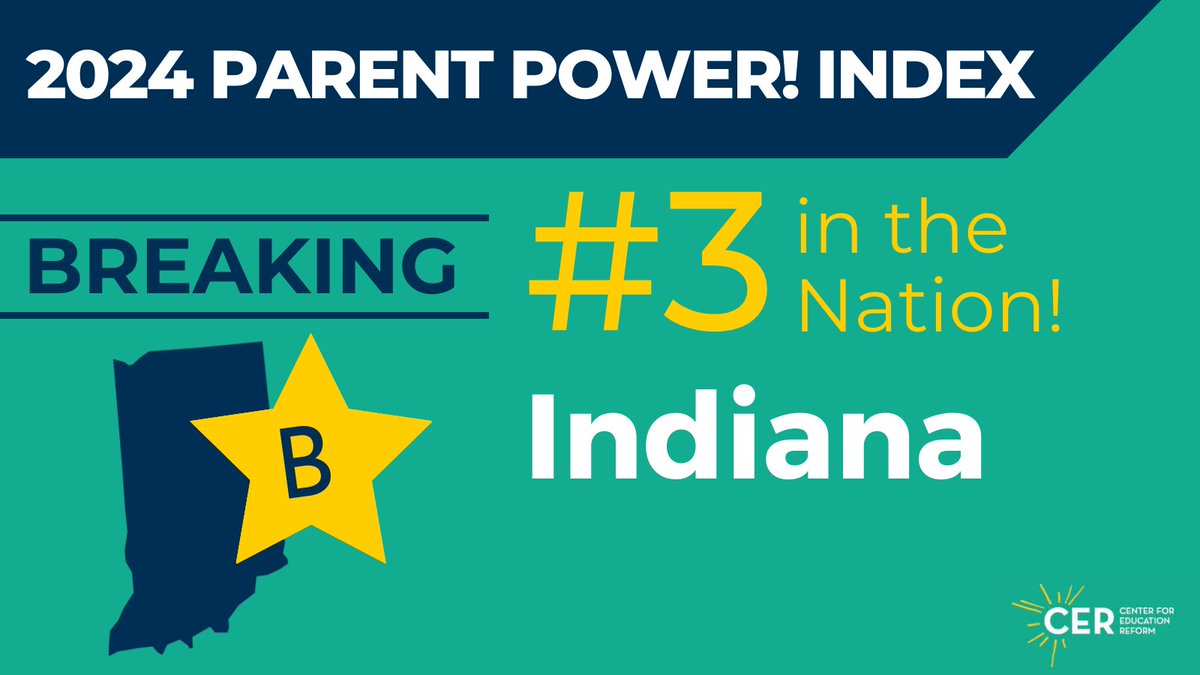 For 2 decades, governors, lawmakers and citizens have coalesced to enact serious education programs that give parents power and teachers freedom. #PPI24 #ParentPower
parentpowerindex.edreform.com

@GovHolcomb
@ChrisLoweryIN
@RandolphEastern