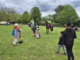 We had a great anti-social behaviour awareness event on Saturday in Stepney Green, supported by Met police, with our violence against women and hate crime team, police bike marking, police horses, Fight Zone London, arts and crafts, THEOs, and our community safety team