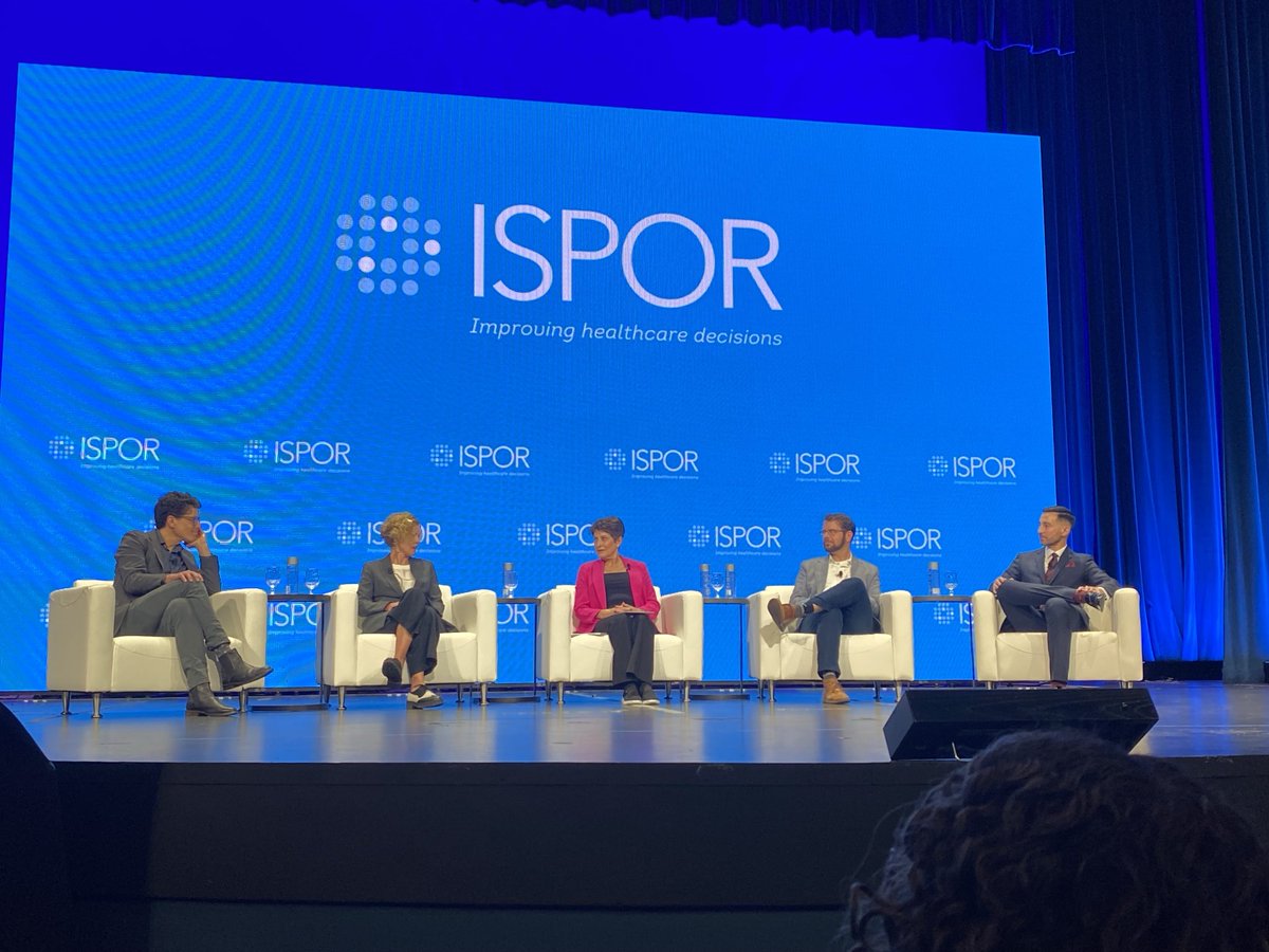 2nd #ISPORAnnual plenary on data linkage for #HEOR. Q: How do we know that certain data are sufficient?  R: It depends on the nature of the policy/research question.  Or as a colleague of mine says (you know who you are) “Horses for courses” ⁦@CHEyork⁩ ⁦@ISPORorg⁩