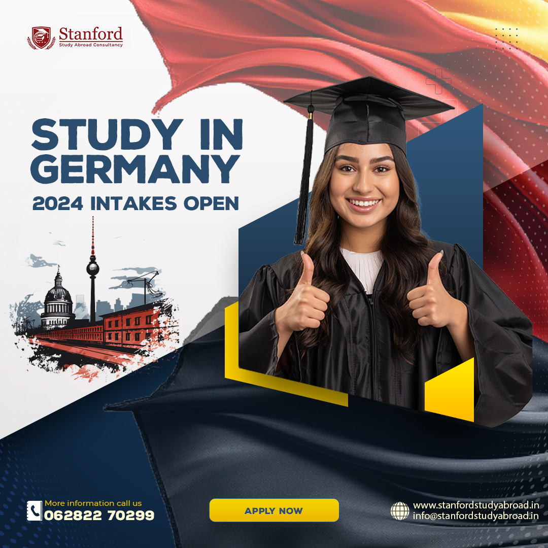 🇩🇪 Studying in Germany is pretty cool, right? Ever consider it?🎓

📞 For More Info:
📱 Contact: 06282270299
🌐 Visit us: stanfordstudyabroad.in

#freeeducationabroad #mastersingermany #StudyAbroad #stanfordstudyabroad #stanfordglobaeducation #studyinuk #studyincanada