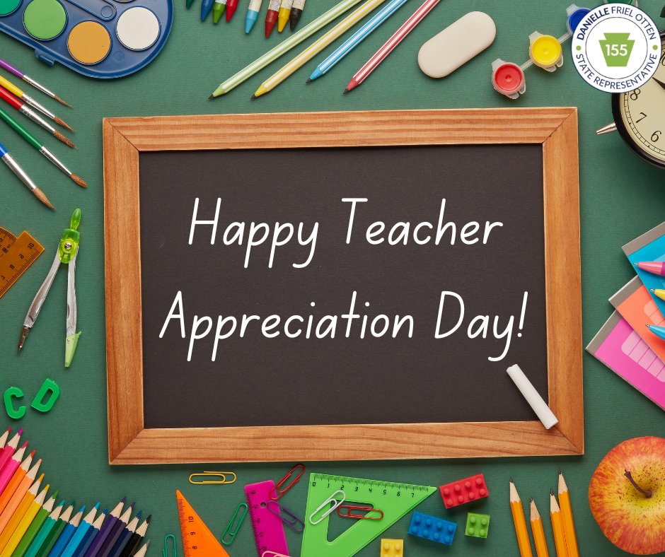 Teacher Appreciation Day is the perfect opportunity to #ThankATeacher for the impact they have on our children and our communities. Thank you to all of our teachers for your patience, your dedication, and all you do to shape our future generations.