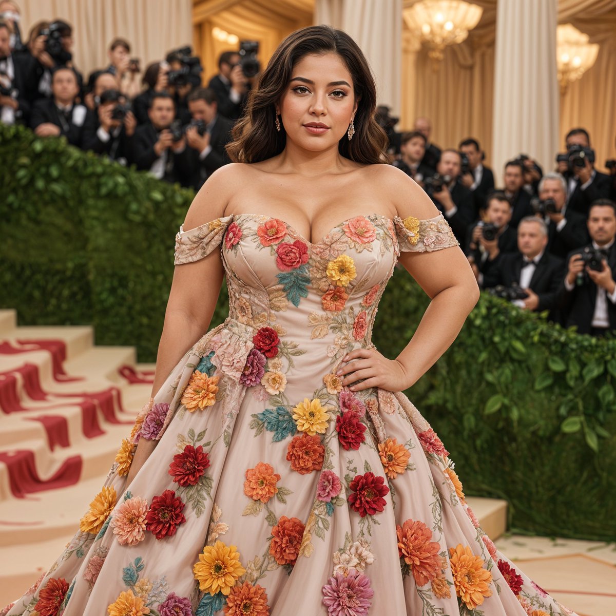 If we'd made it to the Met Gala this year, here’s how we'd rock the 'Garden of Time' theme. Peep the thread for the AI prompts we used 🧵👇