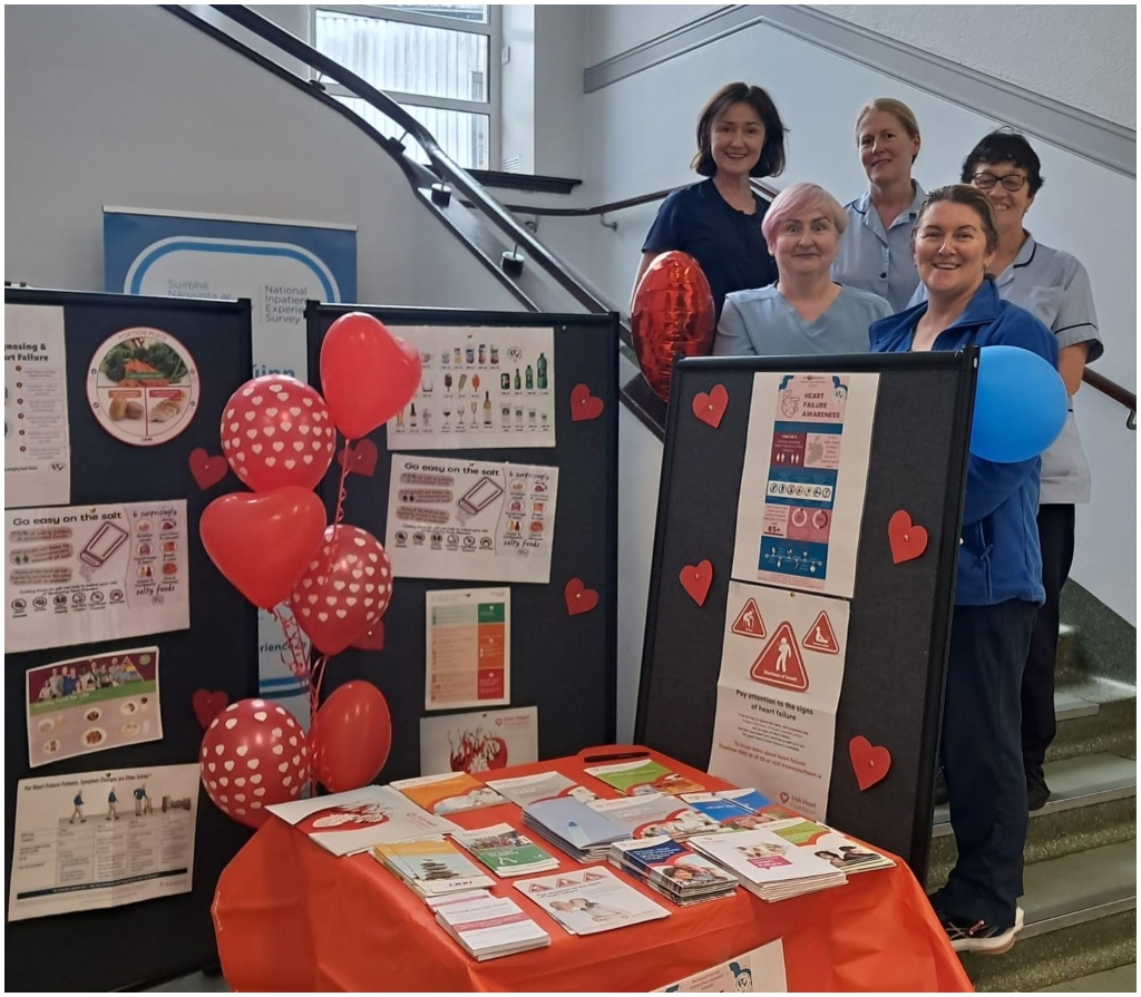 Rosemary Thrope, Clinical Nurse Specialist hosting a morning in #RUH to raise awareness of heart failure. #BumpUpThePump #DetectTheUndetected