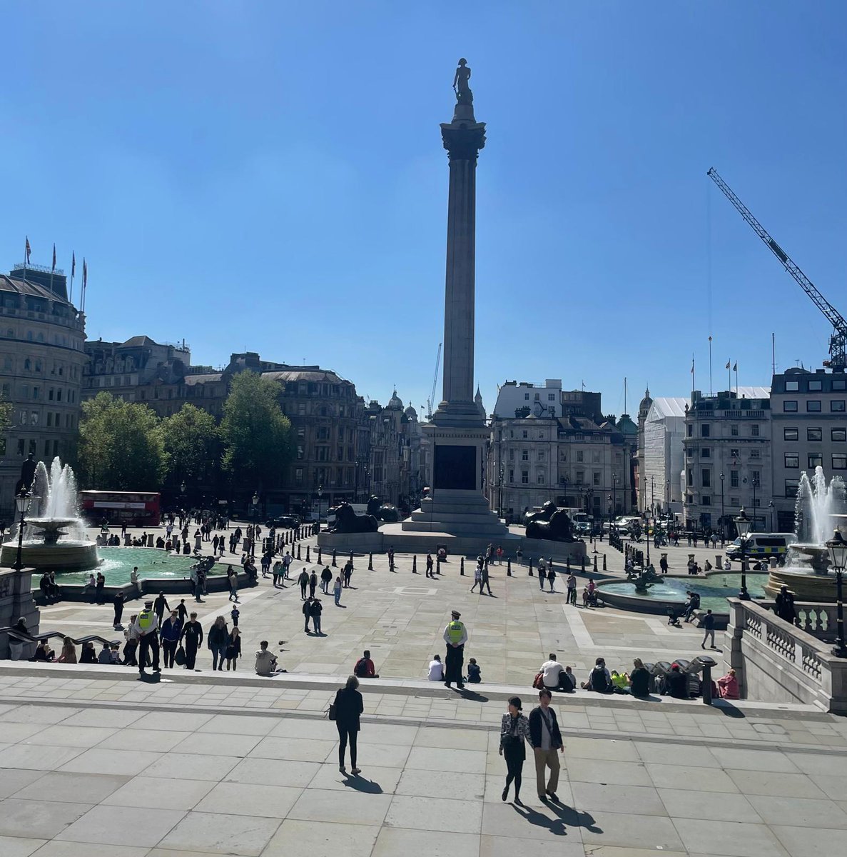 #ProjectServator officers deployed to Trafalgar Square in preparation for @MLBEurope. Our specially trained officers use a wide range of assets including plain clothes officers. If something doesn't feel right speak to security or report using Gov.uk/ACT.