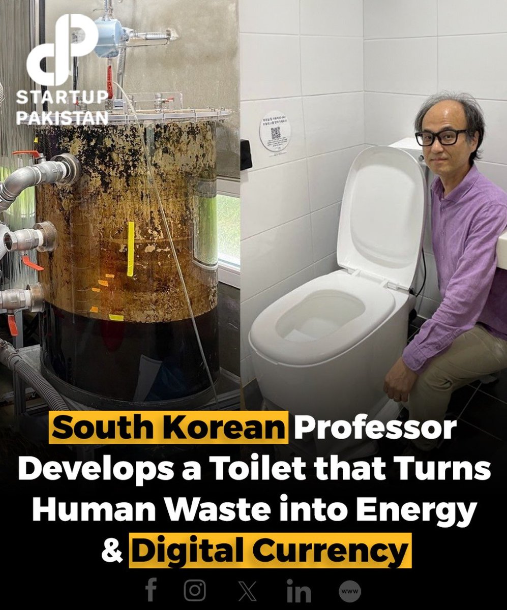 South Korean professor Cho Jae-Weon has invented a revolutionary toilet that not only processes human waste into energy but also incentivizes users with digital currency. 

#SouthKorean #professor #toilet