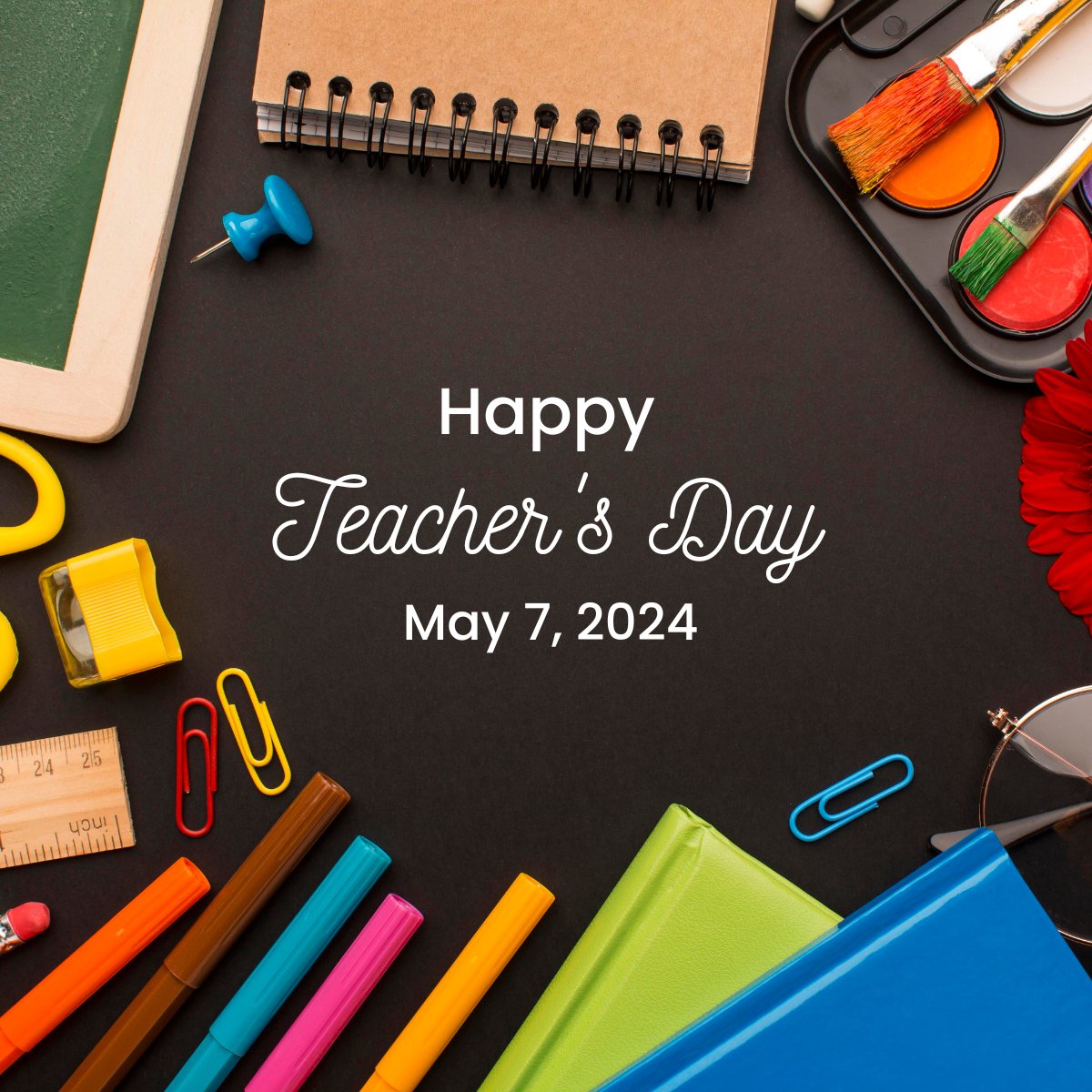 Happy National Teachers' Day to all educators! 🎉🍎 Your dedication shapes futures and inspires endless learning. Thank you for every lesson and all the inspiration. 🌟 #NationalTeachersDay #ThankYouTeachers #EducatorsRock #CareerLearning
