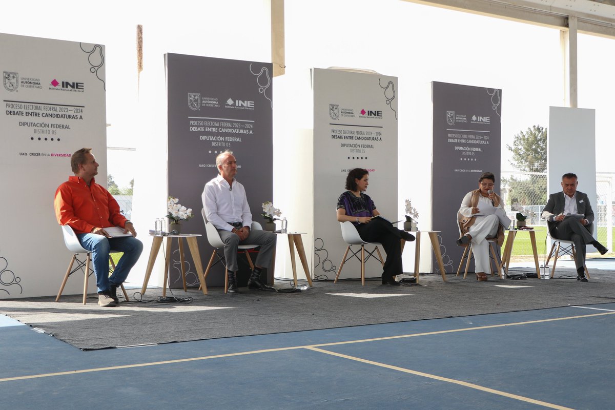 Realizan UAQ e INE debate del Distrito 05, en campus Pedro Escobedo

revistabocetos.com/realizan-uaq-e…

@UAQmx @INEMexico #Elecciones2024Mx