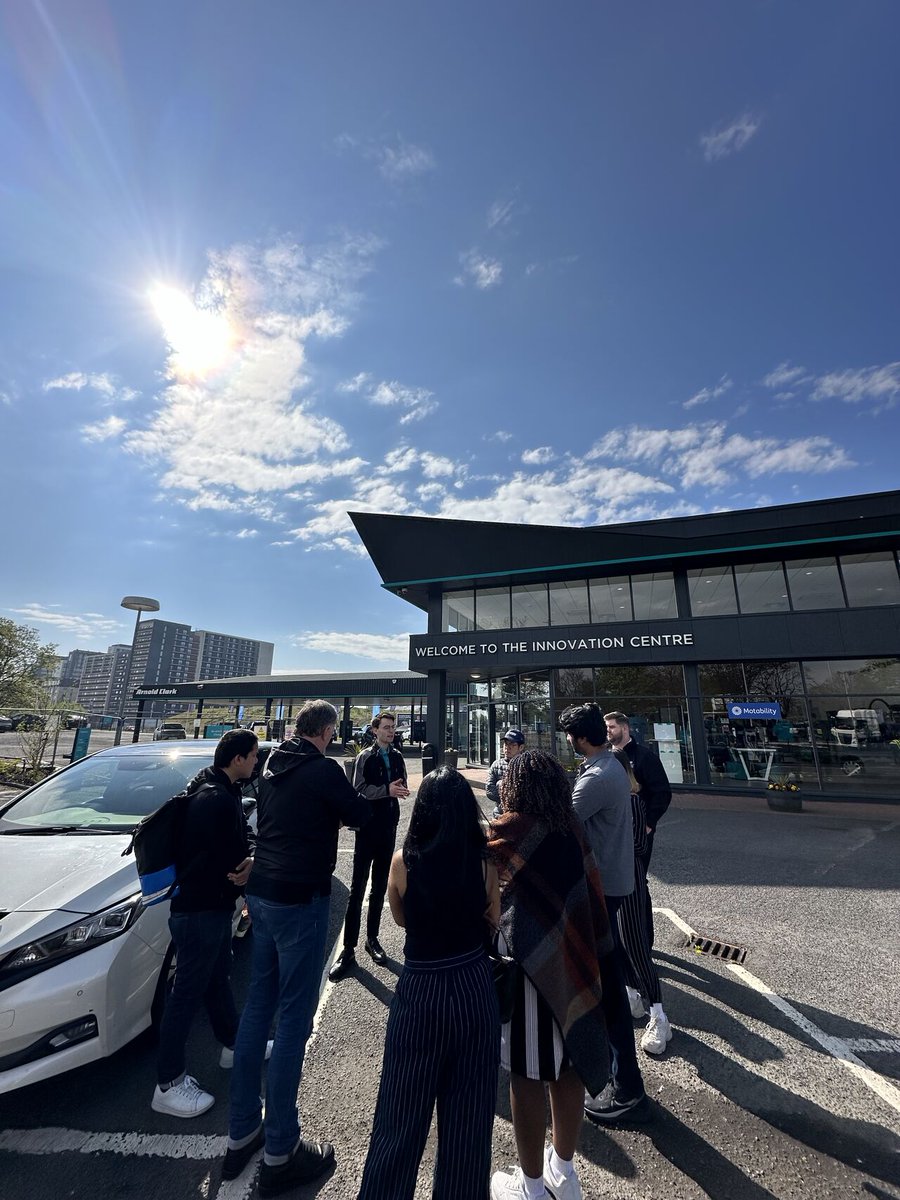 One of our full-time MBA cohorts recently visited the Arnold Clark Innovation Centre, enjoying a tour of the innovation centre, a discussion with the Head of Sustainability, and an accompanied test drive of some of the electric vehicles. #MBA #Innovation #Sustainability
