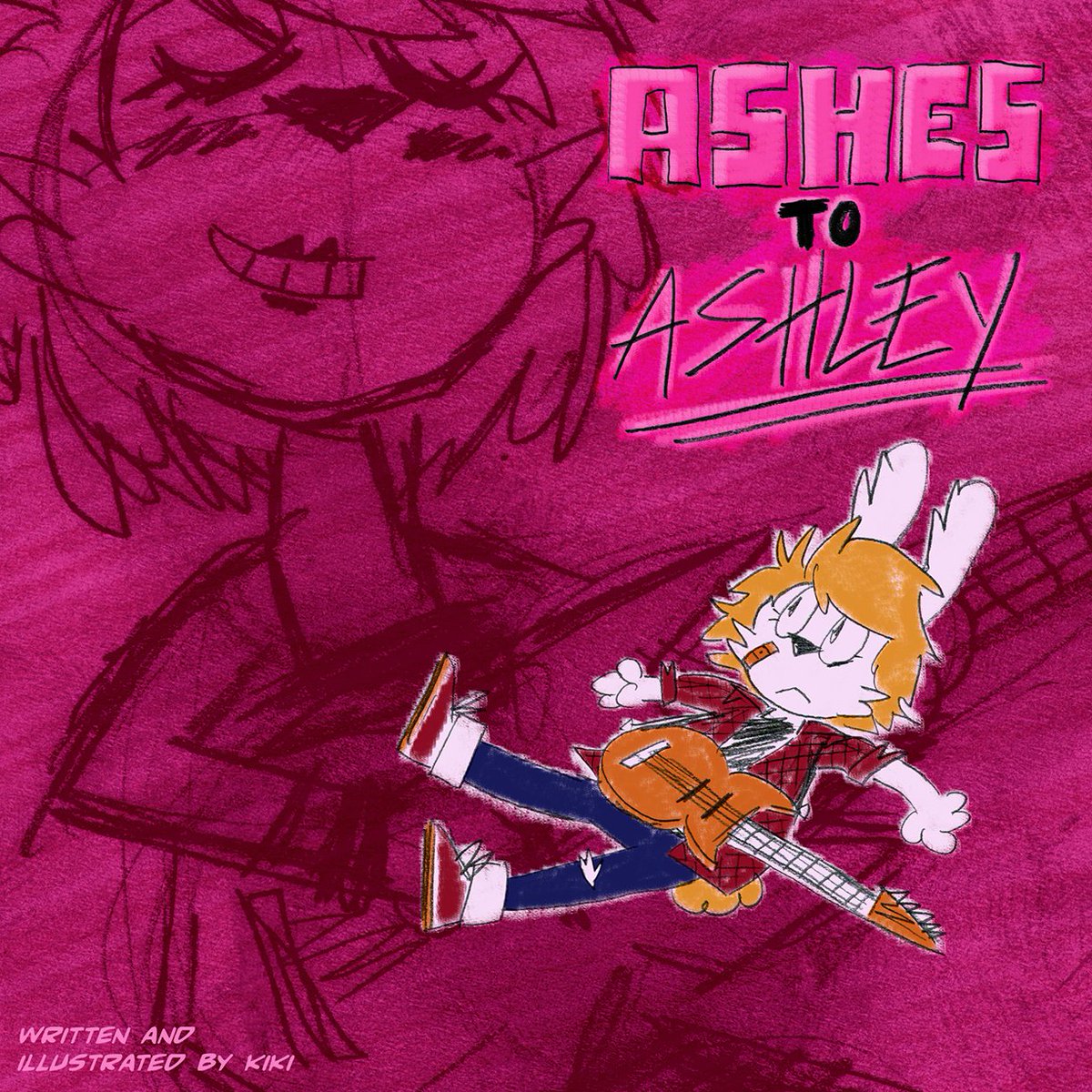Kiki has been hard at work the last month making Ashes to Ashley, a cute comic about shoegaze and gender.
🧵(1/14)
