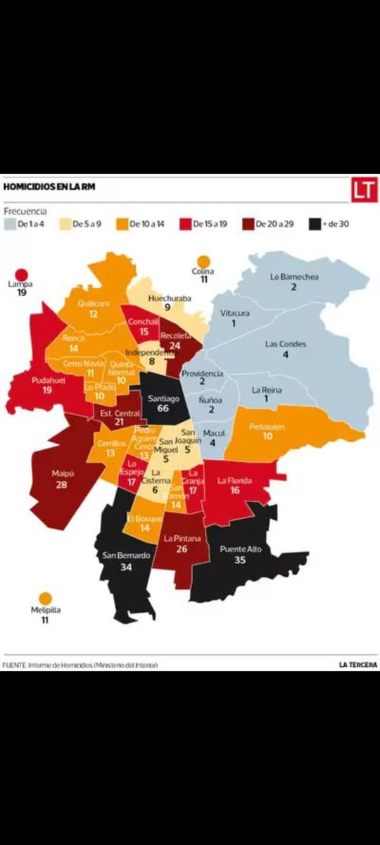 cgajardop's tweet photo. Los homicidios (año 2023) aumentan de manera muy desigual en la Región Metropolitana salvo en la zona gris donde siguen siendo una rareza👇🏽

https://t.co/uhJbrGrK1p https://t.co/hfEQ3UeQeY