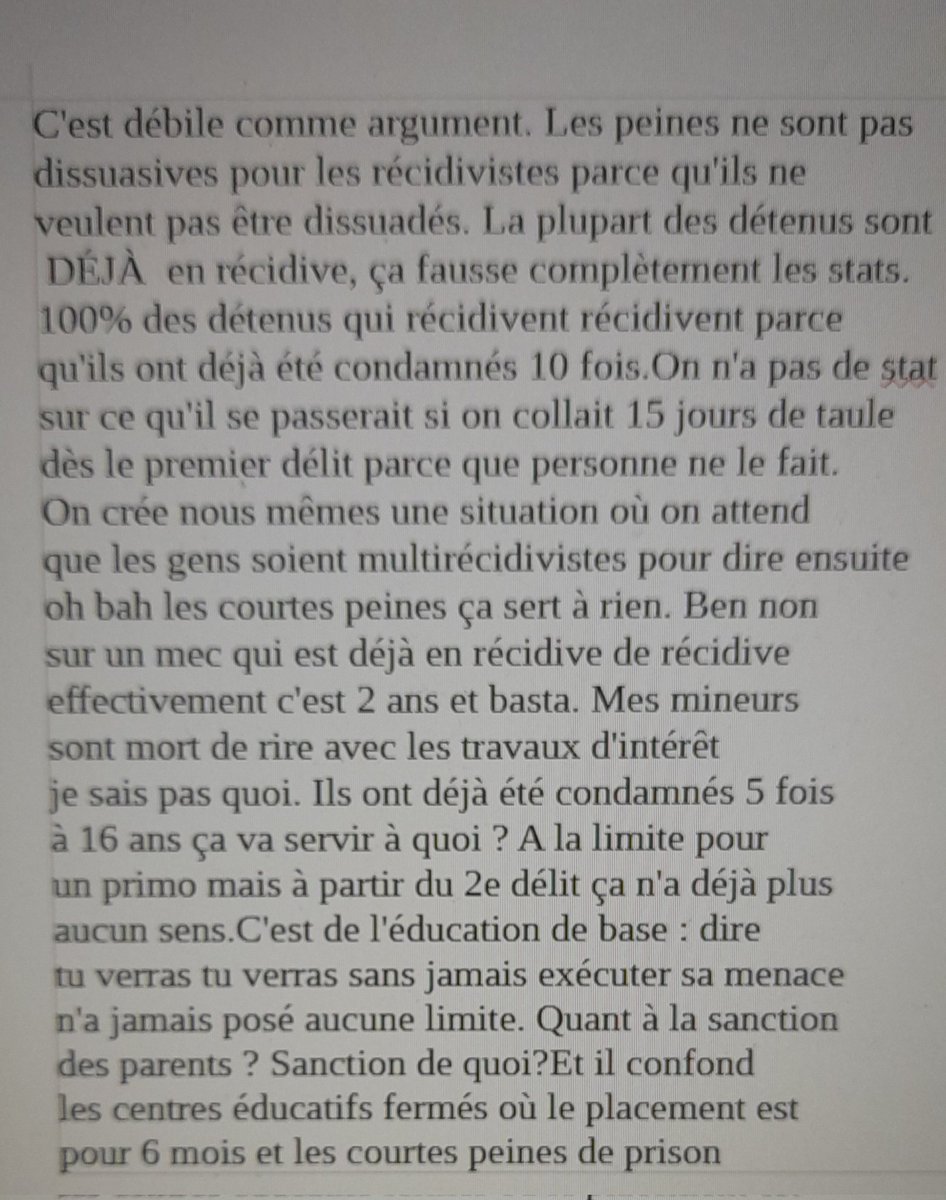 @iacovellixavier @MLP_officiel @RNational_off @senateursRDPI @TerresDeProgres @Renaissance @RE_HautsdeSeine J'invite @iacovellixavier à être plus sérieux.
Et le @RNational_off à bosser un peu.
Ça devient pénible ces politiques qui font semblant de maîtriser des dossiers et les survolent pour faire illusion. 
Vivement #LaFranceFière @MarionMarechal 
 Réponse de ma fille, procureur