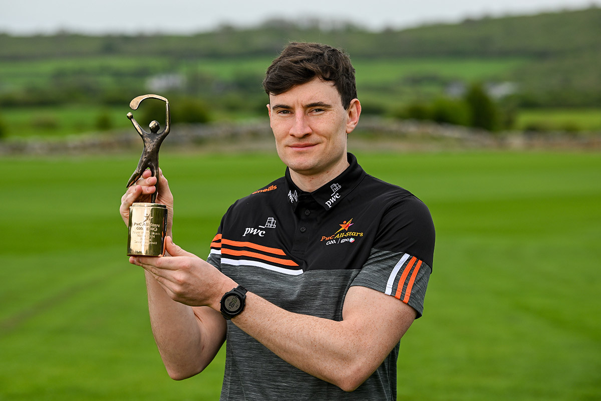 Congratulations to Clare's David Fitzgerald who was announced as PwC GAA/GPA Hurler of the Month for March. Photograph by Brendan Moran/Sportsfile