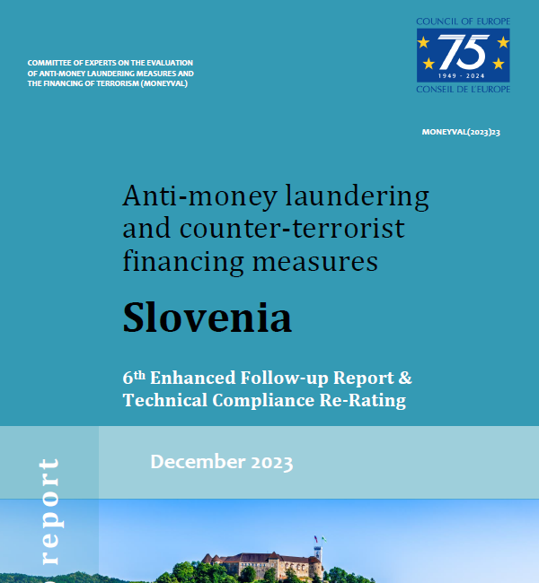 #Slovenia - criminal legislation against #terrorist financing improved; Slovenia has been re-rated by @coe body Moneyval from “partially compliant” to “largely compliant” with Financial Action Task Force (FATF) recommendations in the report released today: rm.coe.int/moneyval-2023-…