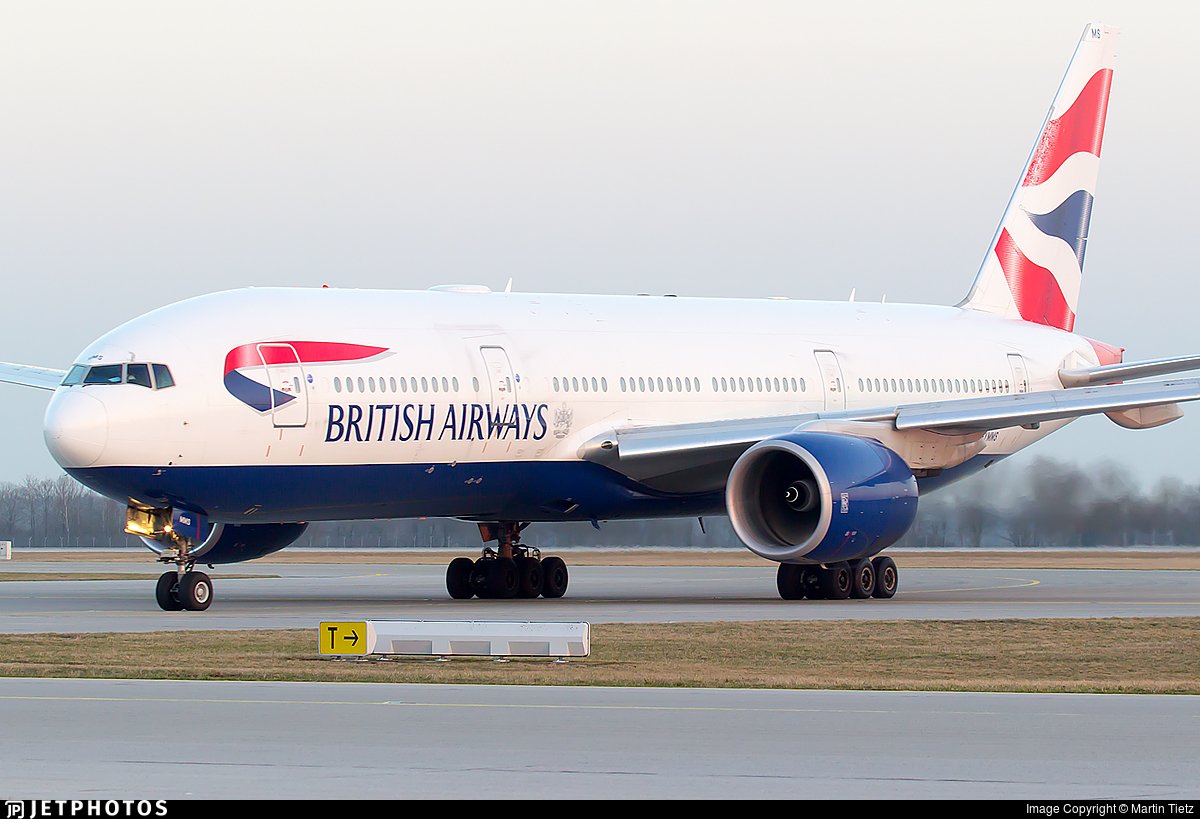 64 pasajeros arribaron a Buenos Aires 🇦🇷 en el vuelo BA 249 de British Airways procedente de Londres 🏴󠁧󠁢󠁥󠁮󠁧󠁿 vía Río de Janeiro 🇧🇷 · 23,9% de ocupación (208 asientos libres)