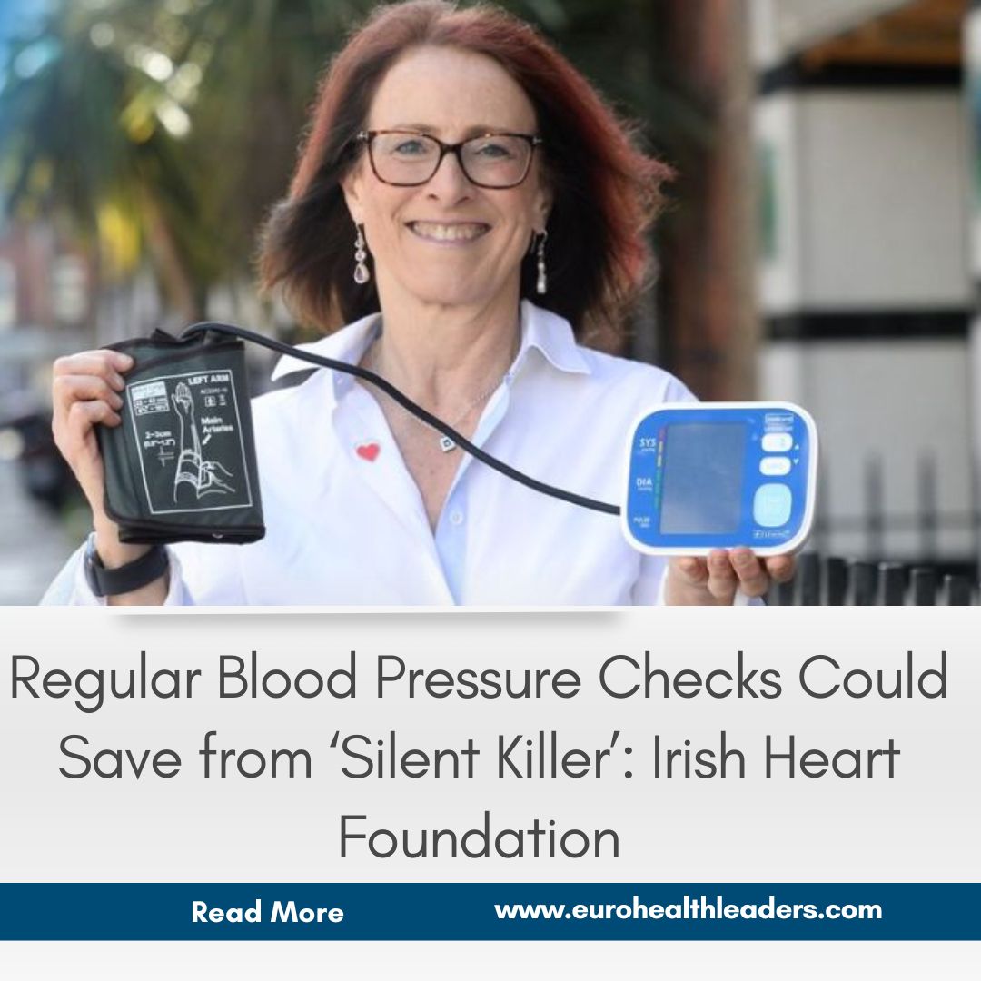 𝐑𝐞𝐠𝐮𝐥𝐚𝐫 𝐁𝐥𝐨𝐨𝐝 𝐏𝐫𝐞𝐬𝐬𝐮𝐫𝐞 𝐂𝐡𝐞𝐜𝐤𝐬 𝐂𝐨𝐮𝐥𝐝 𝐒𝐚𝐯𝐞 𝐟𝐫𝐨𝐦 ‘𝐒𝐢𝐥𝐞𝐧𝐭 𝐊𝐢𝐥𝐥𝐞𝐫’: 𝐈𝐫𝐢𝐬𝐡 𝐇𝐞𝐚𝐫𝐭 𝐅𝐨𝐮𝐧𝐝𝐚𝐭𝐢𝐨𝐧

𝐑𝐞𝐚𝐝 𝐌𝐨𝐫𝐞: shorturl.at/aTY19

#BloodPressure
#HeartHealth
#IrishHeartFoundation
#eurohealthleaders
