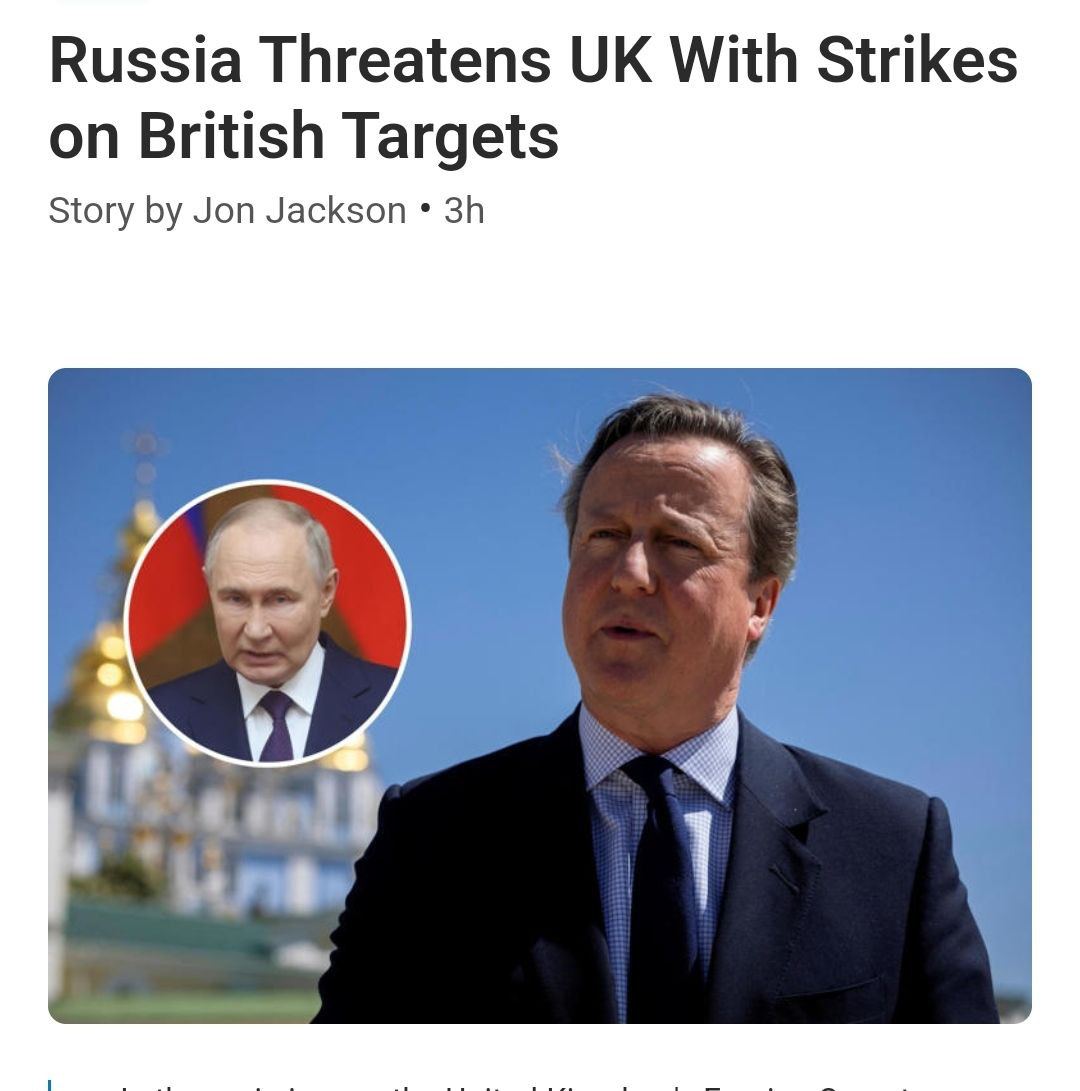 Rosja uprzedza GB, że jeśli jej rakiety dalekiego zasięgu spadną na terytorium Rosji, to Rosja zaatakuje cele w GB. Jesteśmy coraz bliżej 3WŚ.